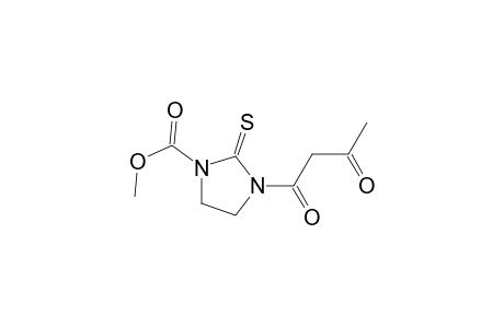 1-Imidazolidinecarboxylic acid, 3-(1,3-dioxobutyl)-2-thioxo-, methyl ester