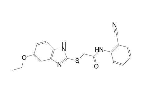 N-(2-cyanophenyl)-2-[(5-ethoxy-1H-benzimidazol-2-yl)sulfanyl]acetamide