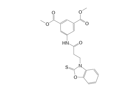 1,3-benzenedicarboxylic acid, 5-[[1-oxo-3-(2-thioxo-3(2H)-benzoxazolyl)propyl]amino]-, dimethyl ester