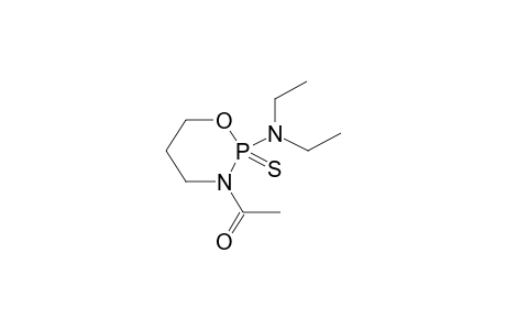 2-DIETHYLAMINO-2-THIOXO-3-ACETYL-1,3,2-OXAZAPHOSPHORINANE