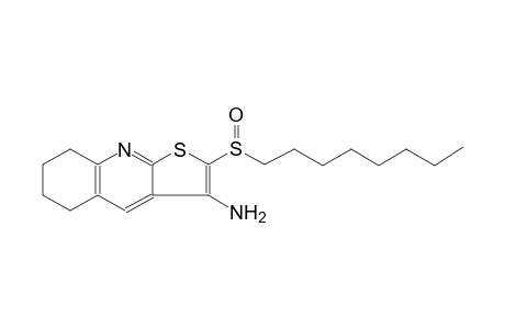 thieno[2,3-b]quinolin-3-amine, 5,6,7,8-tetrahydro-2-(octylsulfinyl)-