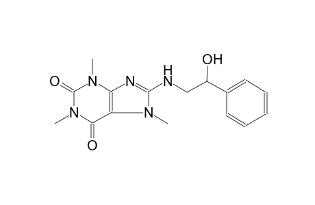 8-[(2-hydroxy-2-phenylethyl)amino]-1,3,7-trimethyl-3,7-dihydro-1H-purine-2,6-dione