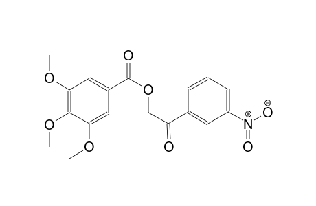 benzoic acid, 3,4,5-trimethoxy-, 2-(3-nitrophenyl)-2-oxoethyl ester