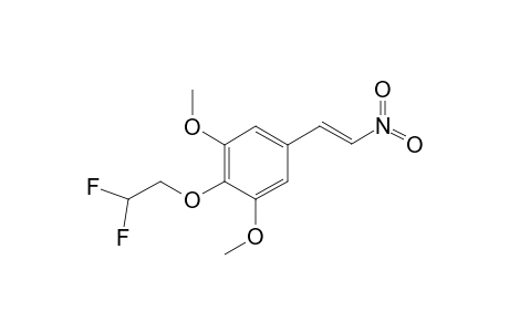 2-(2,2-Difluoro-ethoxy)-1,3-dimethoxy-5-((E)-2-nitro-vinyl)-benzene