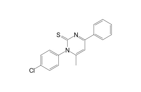 1-(p-Chlorophenyl)-6-methyl-4-phenyl-2[1H]pyrimidinethione
