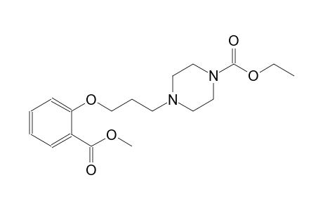 ethyl 4-{3-[2-(methoxycarbonyl)phenoxy]propyl}-1-piperazinecarboxylate