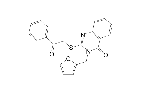 3-(2-Furylmethyl)-2-[(2-oxo-2-phenylethyl)sulfanyl]-4(3H)-quinazolinone