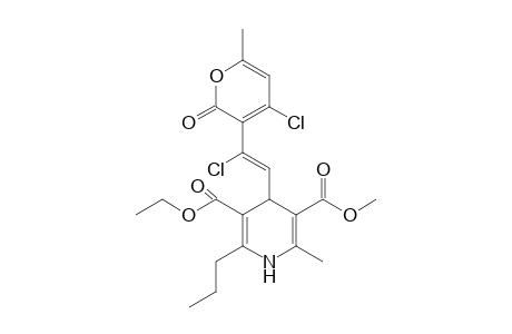 (Z)-3-Ethyl 5-Methyl 4-[2-Chloro-2-(4-chloro-6-methyl-2-oxo-2H-pyran-3-yl)vinyl]-6-methyl-2-propyl-1,4-dihydropyridine-3,5-dicarboxylate