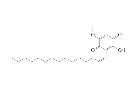 p-Benzoquinone, 2-hydroxy-5-methoxy-3-(pentadecenyl)-