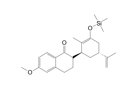 2-{(1S,5R)-5-Isopropenyl-2-methyl-3-(trimethylsilyl)oxy]-2-cyclohexen-1-yl]-6-methoxy-3,4-dihydro-1(2H)-naphthalenone