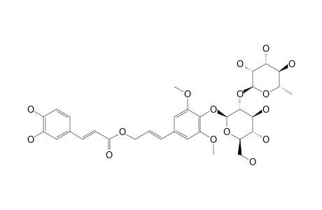SOLARGIN-II;SINAPYL-ALCOHOL-9-O-CAFFEOYL-4-O-ALPHA-L-RHAMNOPYRANOSYL-(1->2)-BETA-GLUCOPYRANOSIDE