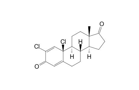 (8S,9S,10R,13S,14S)-2,10-bis(chloranyl)-13-methyl-7,8,9,11,12,14,15,16-octahydro-6H-cyclopenta[a]phenanthrene-3,17-dione