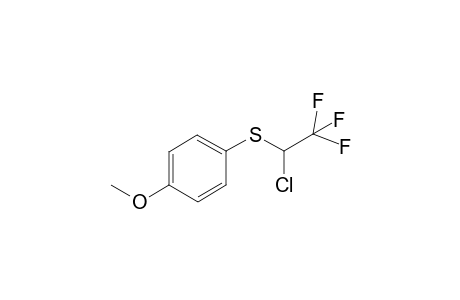 (1-chloro-2,2,2-trifluoroethyl)(4-methoxyphenyl)sulfane