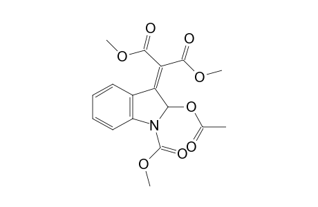 Dimethyl (1-carbomethoxy-2-acetoxy-3-indolylidene)malonate