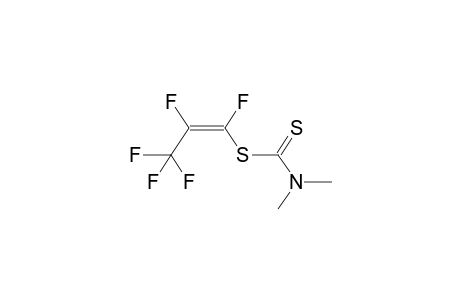 (E)-S-PENTAFLUORO-1-PROPENYL-N,N-DIMETHYLDITHIOCARBAMATE