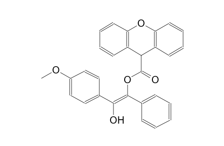 (E)-2-hydroxy-2-(4-methoxyphenyl)-1-phenylethenyl 9H-xanthene-9-carboxylate