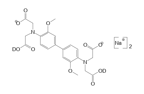 [(3,3'-dimethoxy-4,4'-biphenylylene)diimino]tetraacetic acid, disodium salt