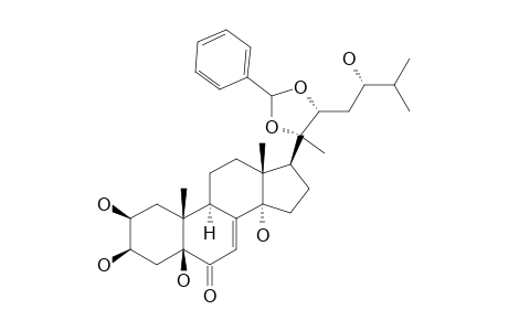 Ponasterone-C-20,22-benzylidene-acetal