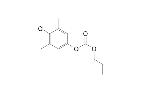 4-Chloro-3,5-dimethylphenol, o-(N-propyloxycarbonyl)-