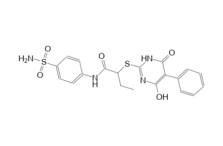 butanamide, N-[4-(aminosulfonyl)phenyl]-2-[(1,6-dihydro-4-hydroxy-6-oxo-5-phenyl-2-pyrimidinyl)thio]-