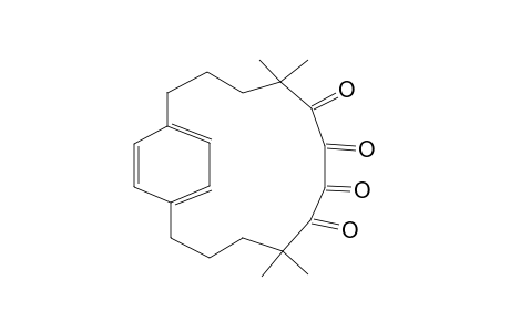 4,4,9,9-Tetramethyl[12]paracyclophane-5,6,7,8-tetrone