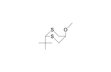trans-2-tert-BUTYL-5-METHOXY-m-DITHIANE