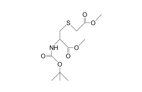 N-T-Butoxycarbonyl-S-methoxycarbonylmethyl-L-cysteine methyl ester
