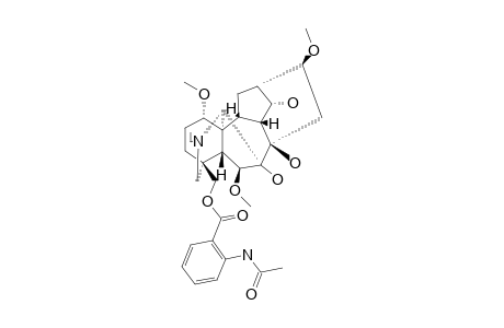 N-ACETYLDELECTINE;14-DEMETHYLAJACINE