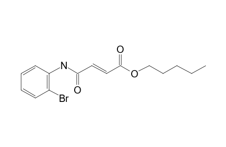 Fumaric monoamide, N-(2-bromophenyl)-, pentyl ester