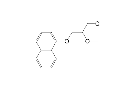 1-(3-chloro-2-methoxypropoxy)naphthalene