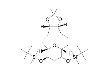 (1S*,4S*,8R*,10Z,12R*13R*,15R*)-13,15-Bis[(tert-butyldimethylsiloxy)-6,6-dimethyl-5,7,16-tri-oxatricyclo[10.3.1.0(4,8)]hexdec-10-ene