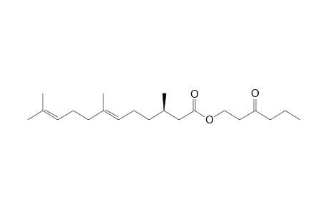 3-Oxohexyl (R,E)-2,3-dihydrofarnesoate