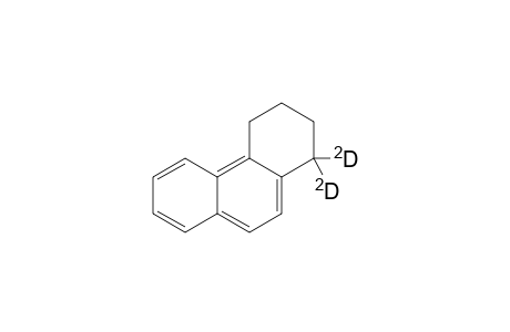 Mixture of 1,1-dideuterio- and 4,4-dideuterio-1,2,3,4-tetrahydrophenanthrene