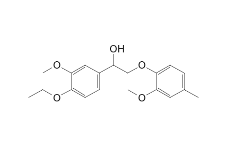 .beta.-(2-Methoxy-4-methylphenoxy)-.alpha.-hydroxy-.alpha.-(3-methoxy-4-ethoxyphenyl)ethane