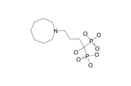 1-HYDROXY-4-(AZOCAN-1-YL)-BUTYLIDENE-1,1-BISPHOSPHONIC-ACID