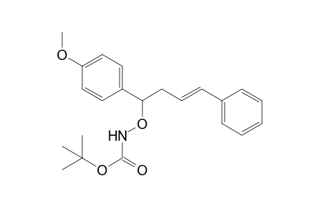 1-(p-Methoxyphenyl)-1-[N-(tert-butoxycarbonylamino)oxy]-4-phenyl-but-3-ene