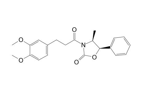 (4S,5R)-3-[3-(3,4-Dimethoxyphenyl)propanoyl]-4-methyl-5-phenyl-1,3-oxazolidin-2-one