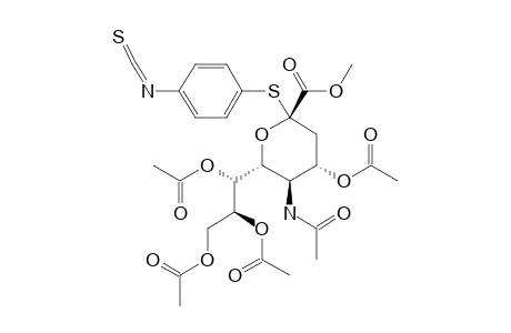METHYL-[4-ISOTHIOCYANATOPHENYL-5-ACETAMIDO-4,7,8,9-TETRA-O-ACETYL-3,5-DIDEOXY-2-THIO-D-GLYCERO-ALPHA-D-GALACTO-2-NONULOPYRANOSID]-ONATE