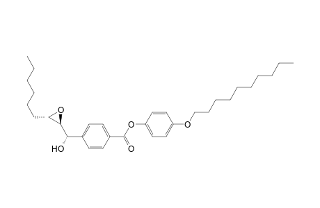 4'-(n-decyloxy)phenyl 4-[(S,S)-2,3-epoxy-(S)-1-hydroxynonyl]-benzoate