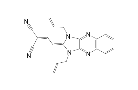 Propanedinitrile, 2-[2-(1,3-dihydro-1,3-di-2-propen-1-yl-2H-imidazo[4,5-b]quinoxalin-2-ylidene)ethylidene]-