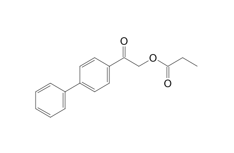 propionic acid, p-phenylphenacyl ester