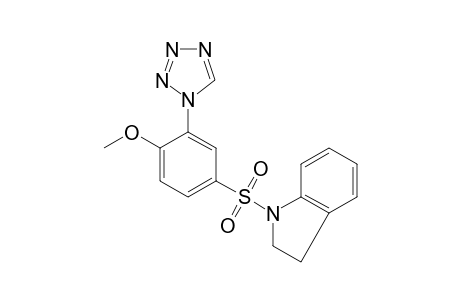 1-[4-methoxy-3-(1,2,3,4-tetrazol-1-yl)phenyl]sulfonyl-2,3-dihydroindole