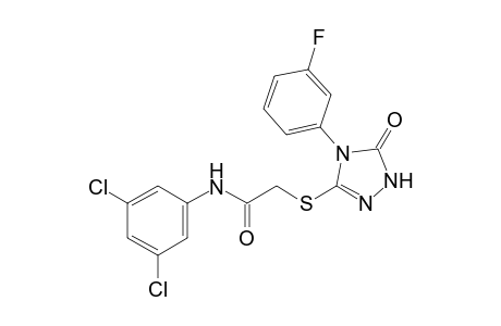 3',5'-dichloro-2-{[4-(m-fluorophenyl)-5-oxo-delta square-1,2,4-triazolin-3-yl]thio}acetanilide