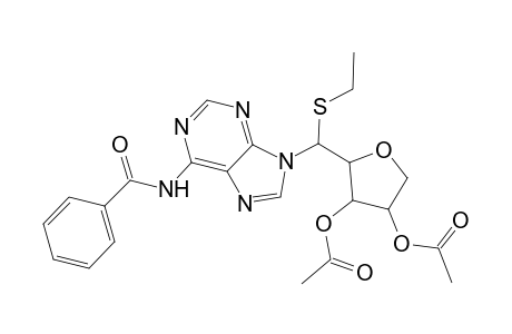 D-Xylitol, 2,5-anhydro-1-C-[6-(benzoylamino)-9H-purin-9-yl]-1-S-ethyl-1-thio-, 3,4-diacetate