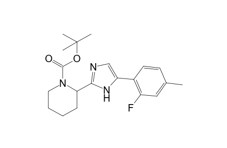 tert-butyl 2-(5-(2-fluoro-4-methylphenyl)-1H-imidazol-2-yl)piperidine-1-carboxylate