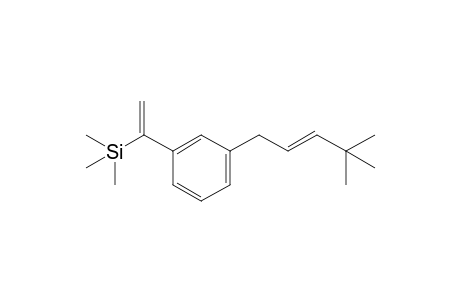 (2E)-4,4-Dimethyl-1-{3-[(E)-(trimethylsilyl)vinyl]phenyl}pent-2-ene