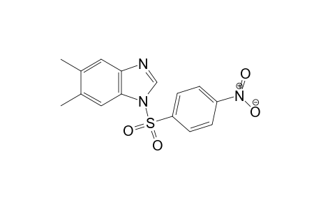 5,6-dimethyl-1-(4-nitrophenyl)sulfonyl-benzimidazole