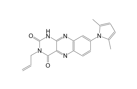 benzo[g]pteridine-2,4(1H,3H)-dione, 8-(2,5-dimethyl-1H-pyrrol-1-yl)-3-(2-propenyl)-