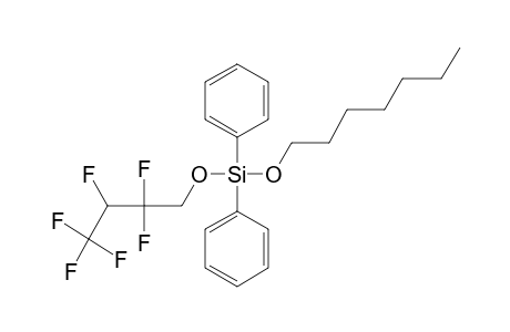 Silane, diphenylheptyloxy(2,2,3,4,4,4-hexafluorobutoxy)-