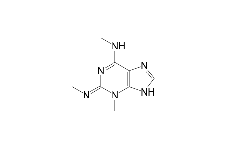 Methyl-{3-methyl-2-[(Z)-methylimino]-3,9-dihydro-2H-purin-6-yl}-amine